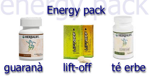 pack energy drink e tavolette energetiche da idealdieta