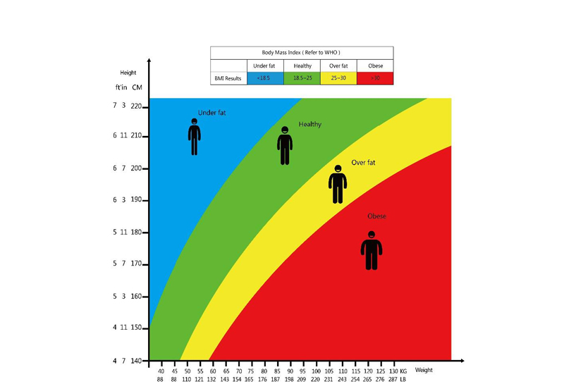 L'IMC è l'indicatore di riferimento per studi epidemiologici e di screening di obesità.